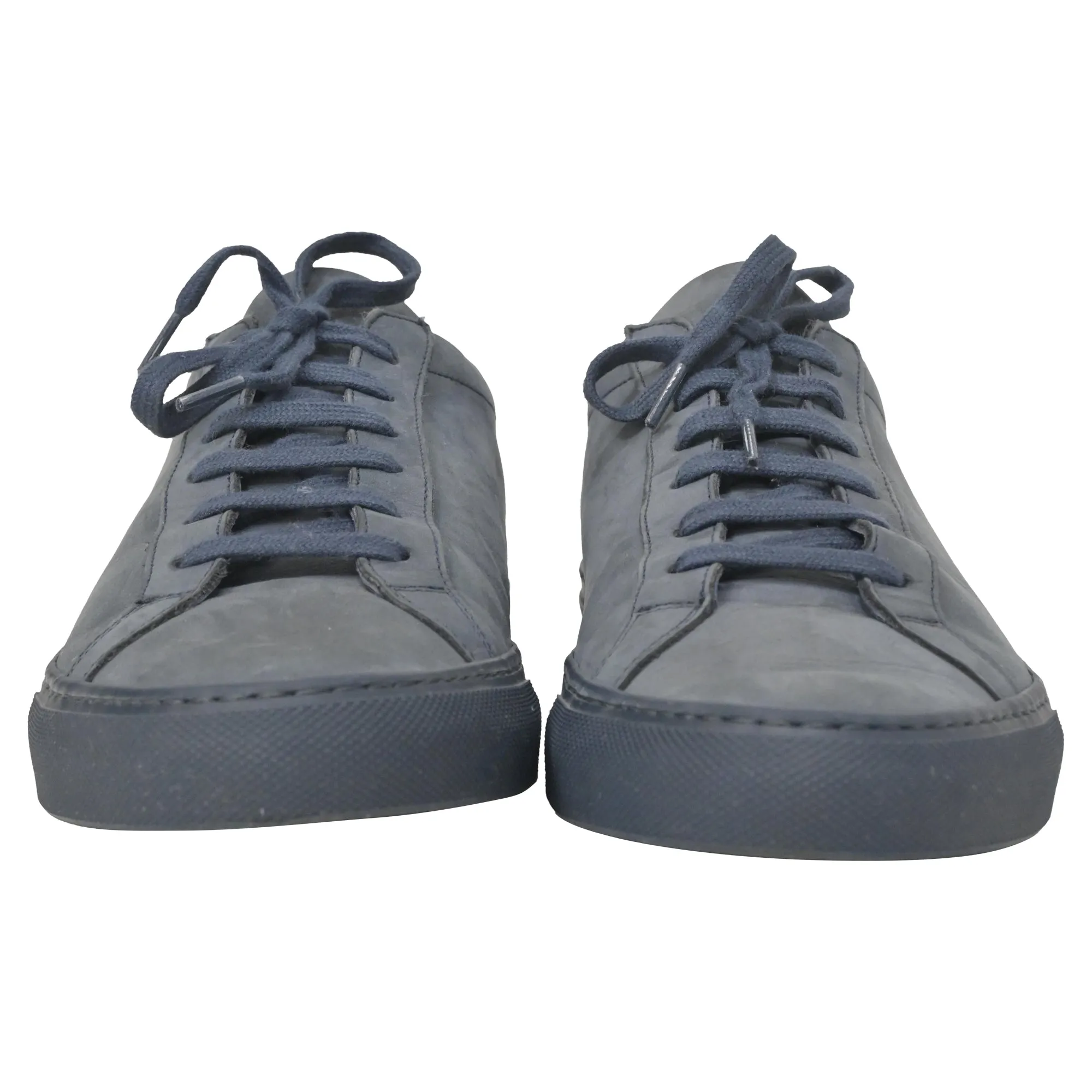 Common Projects Achilles Low Sneakers in Blue Suede