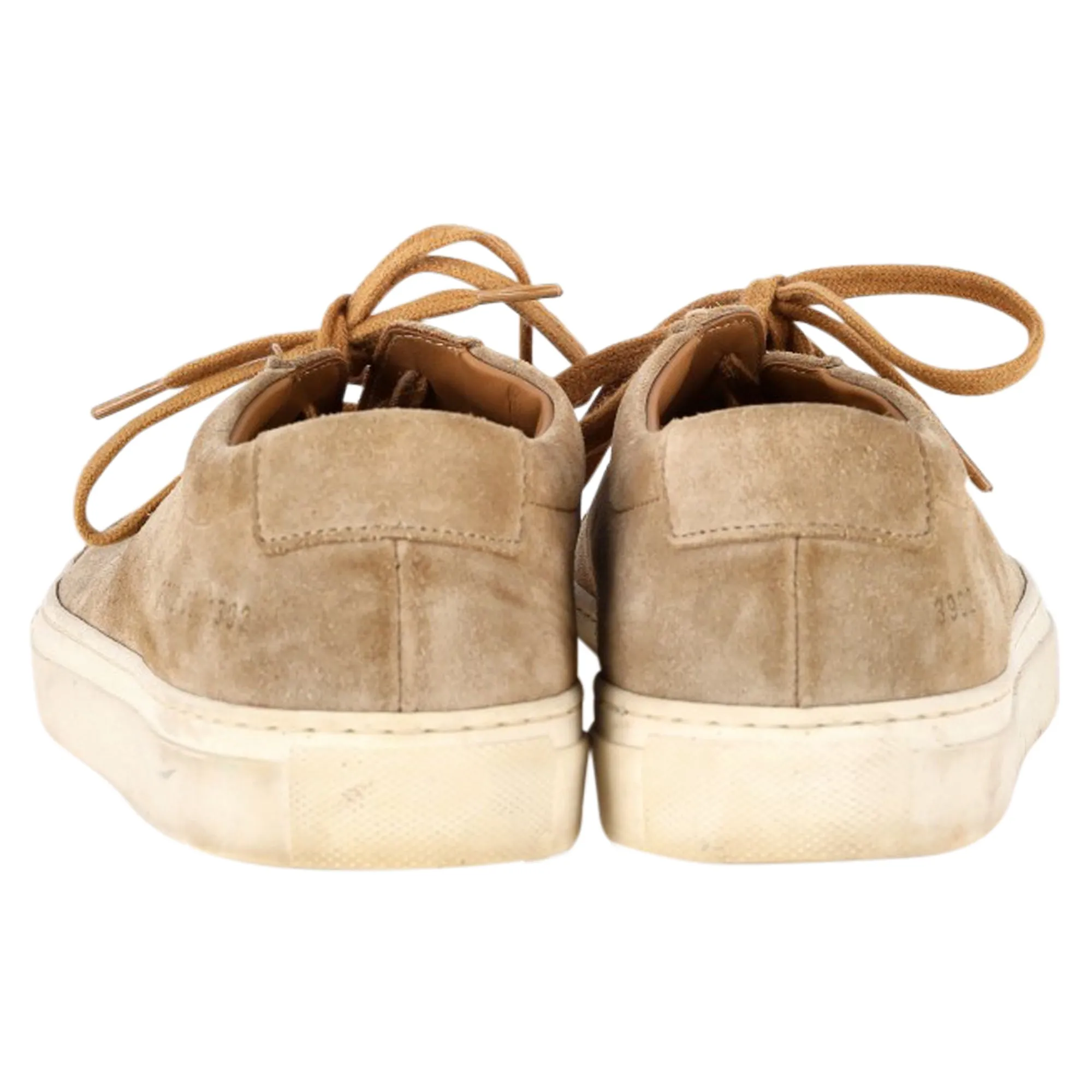 Common Projects Original Achilles Sneakers in Beige Suede