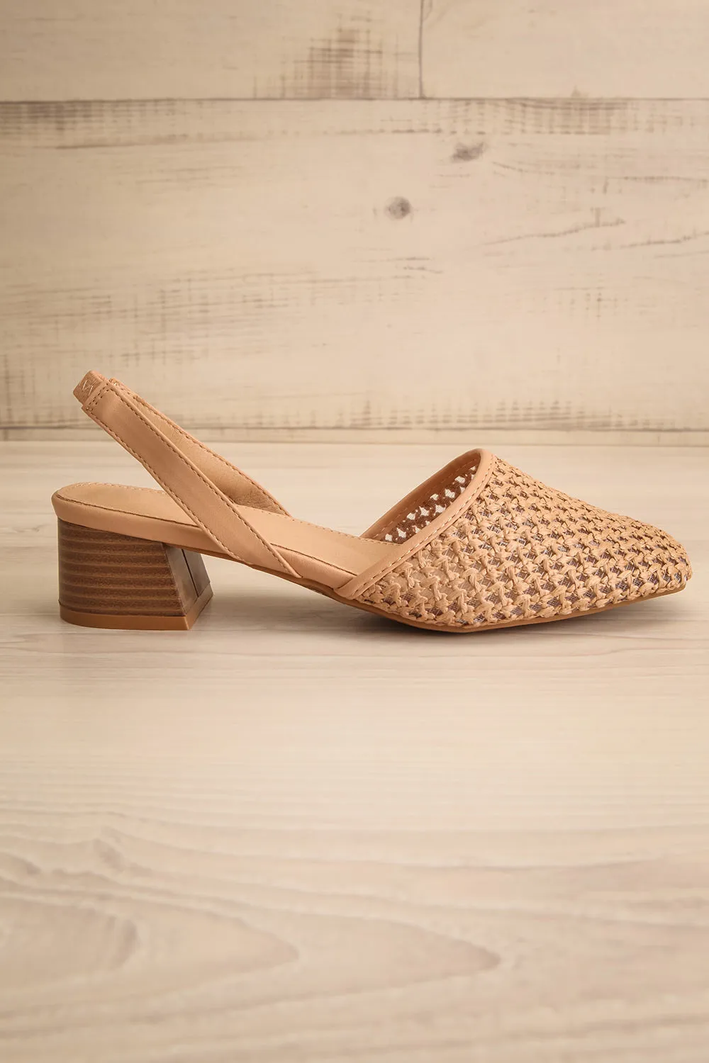 Complector Beige | Sling-Back Heels