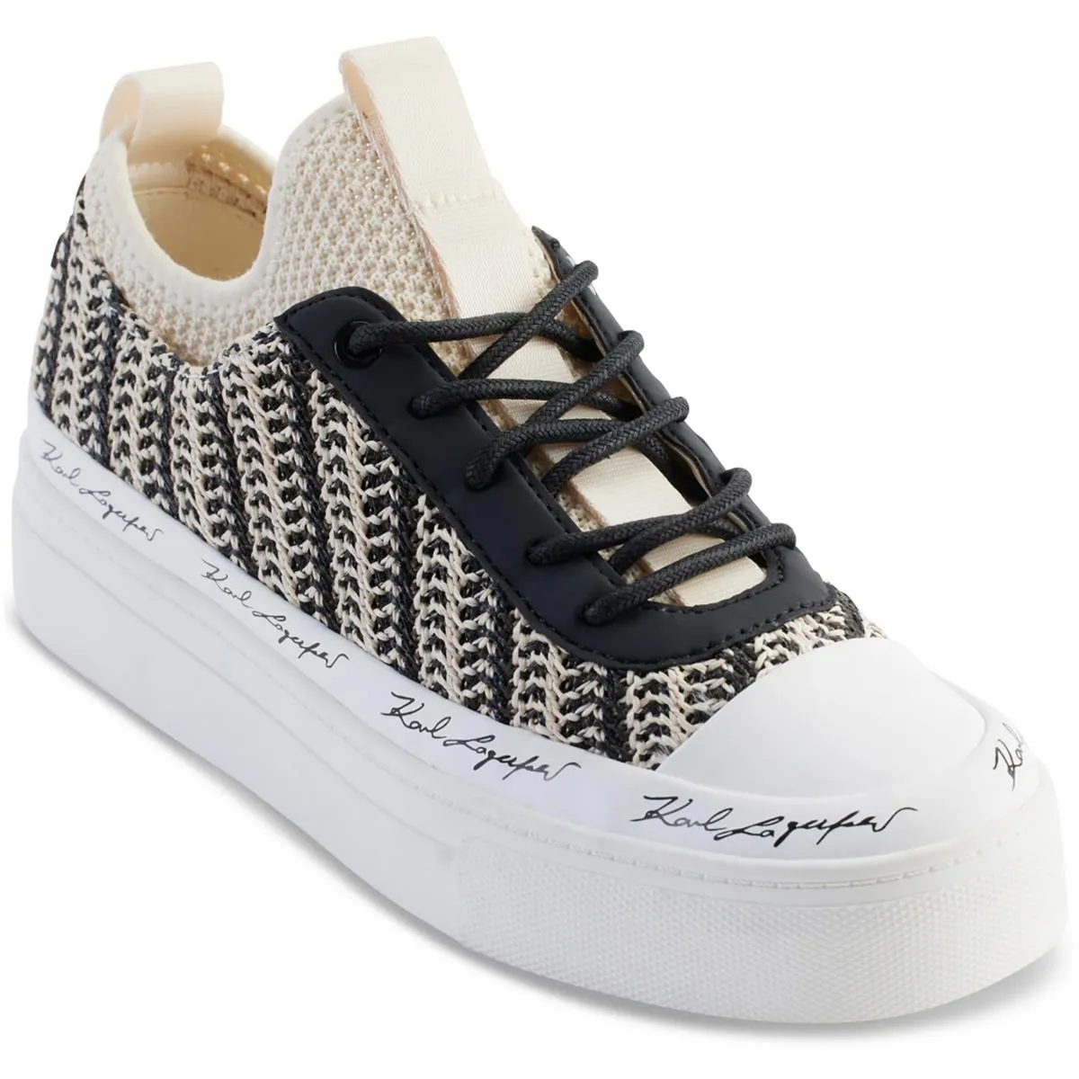 Cona  Womens Stretch Woven Casual And Fashion Sneakers