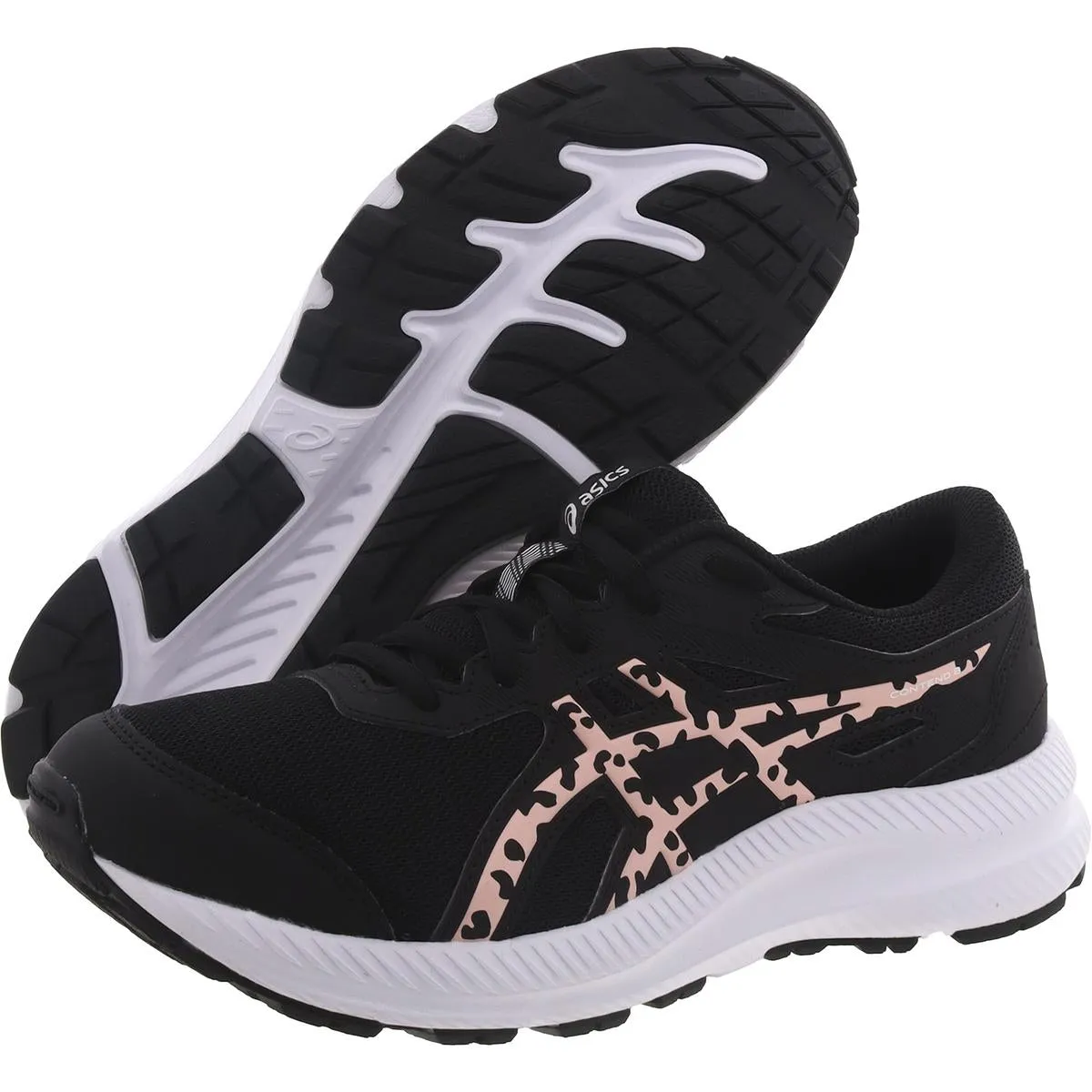 Contend 8 GS Girls Lace-Up Padded Insole Running Shoes