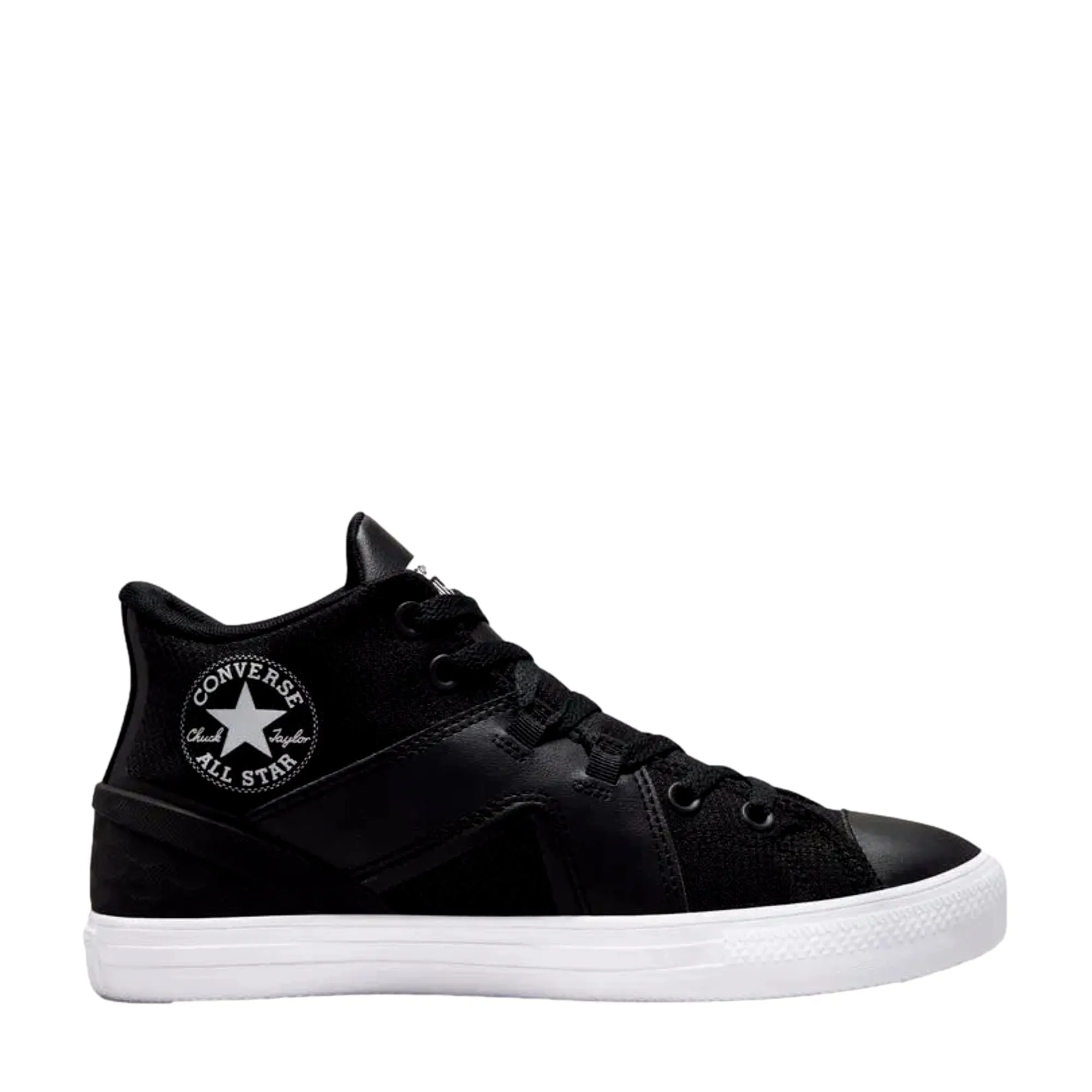 Converse Chuck Taylor All Star Flux Ultra Mid Black/Black/White  A01169C Men's