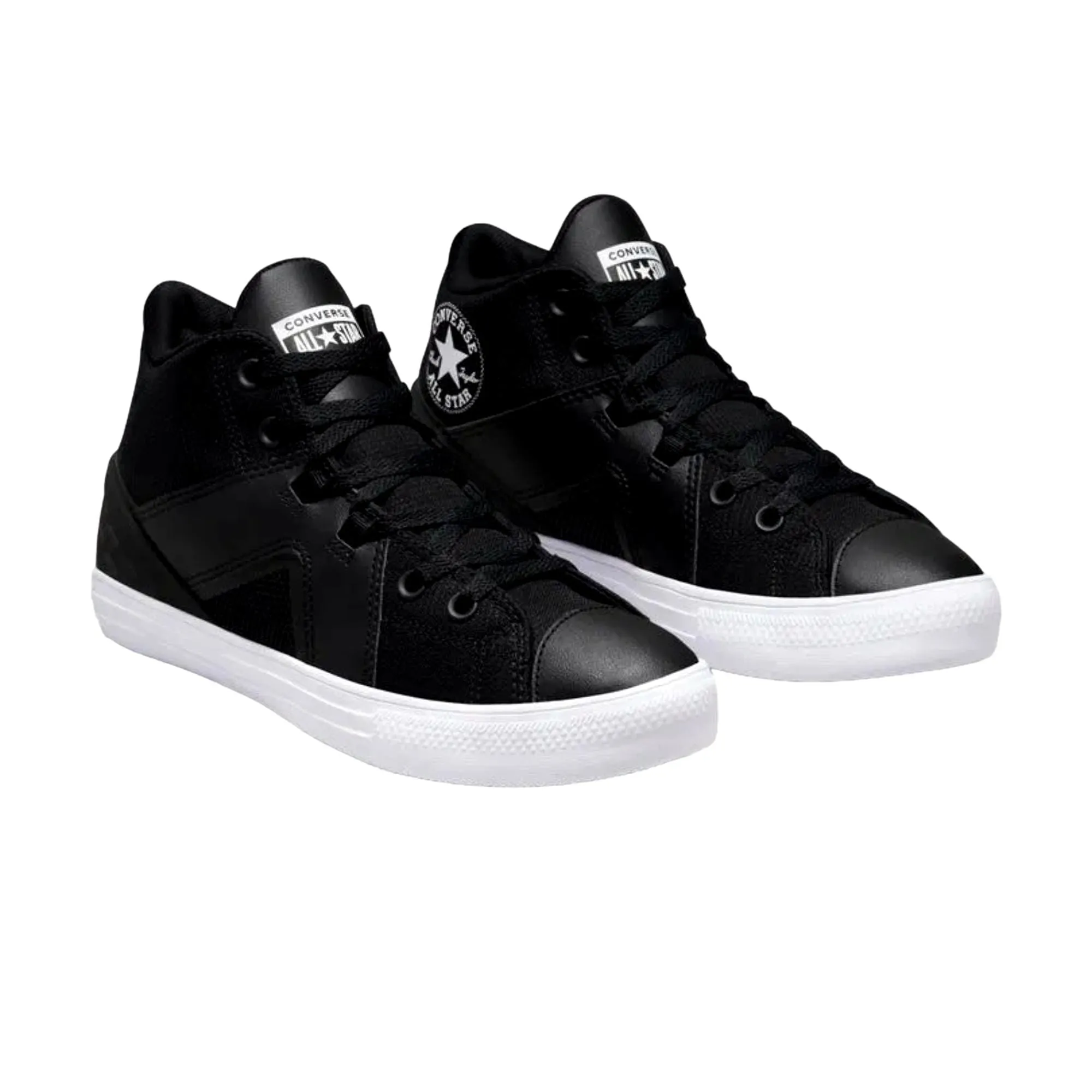 Converse Chuck Taylor All Star Flux Ultra Mid Black/Black/White  A01169C Men's