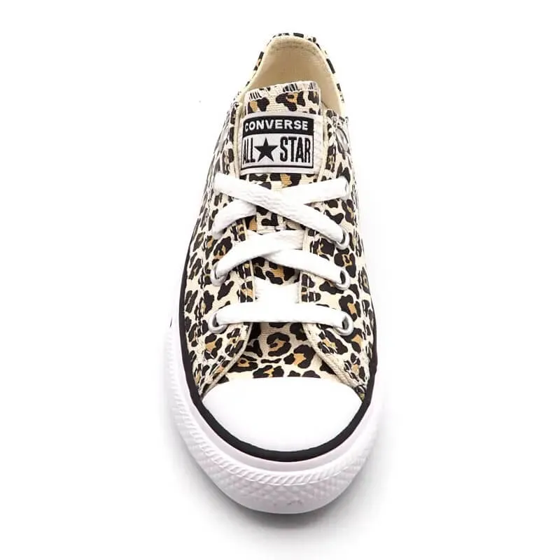 Converse Chuck Taylor All Star OX Kids' Leopard Low Top Sneakers