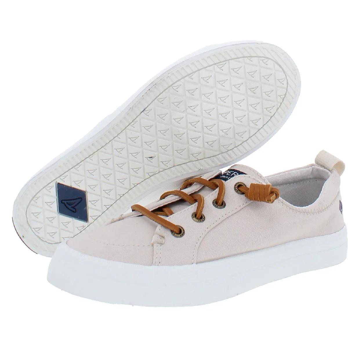 Crest Vibe Womens Faux Leather Lifestyle Casual and Fashion Sneakers