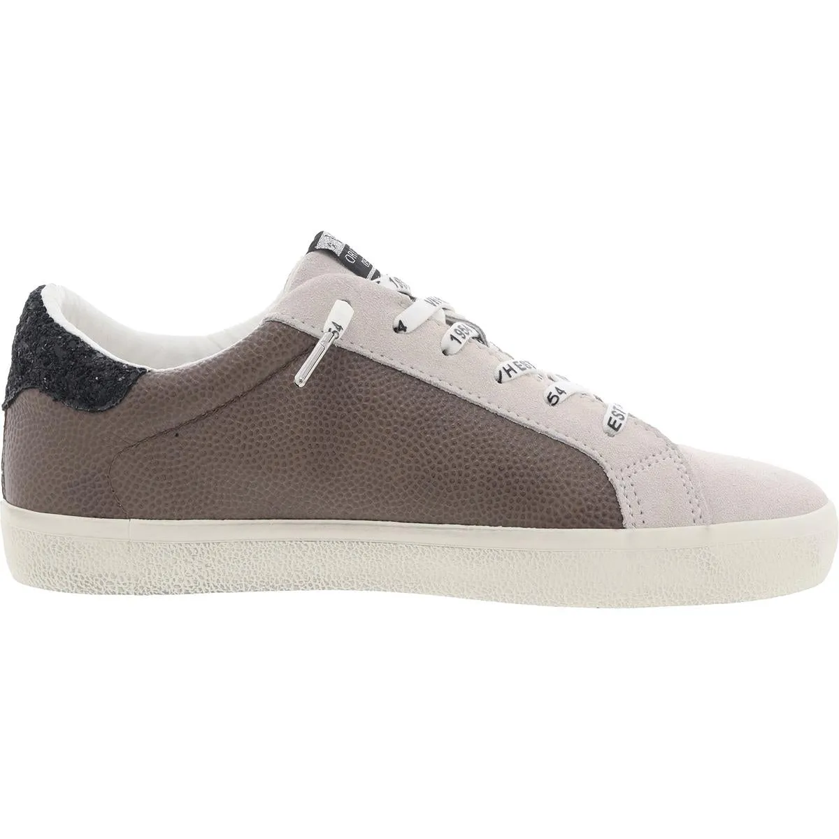 DARBY Womens Cushioned Footbed Leather Casual And Fashion Sneakers