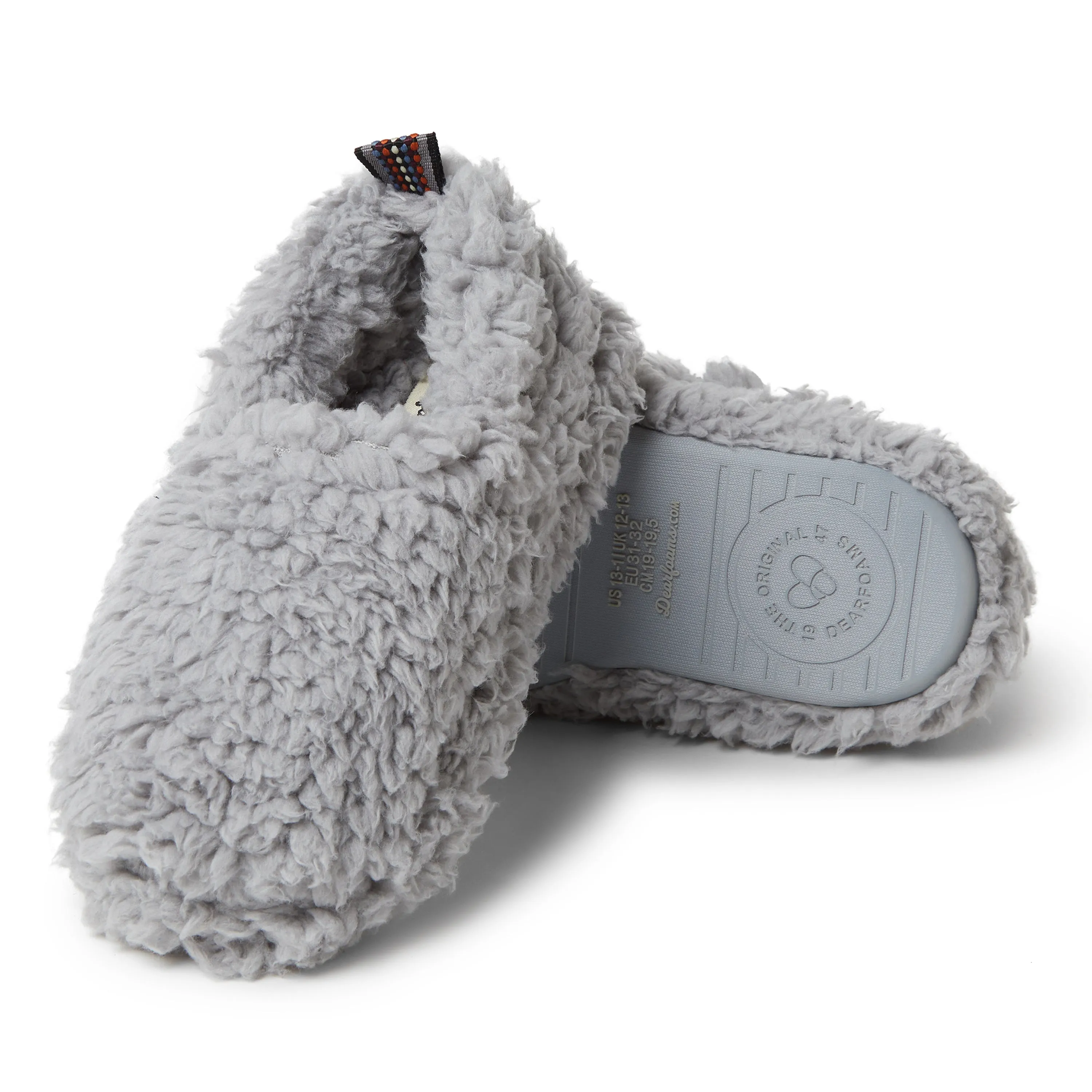 Dearfoams Kid's Skye Pile Closed Back Slipper