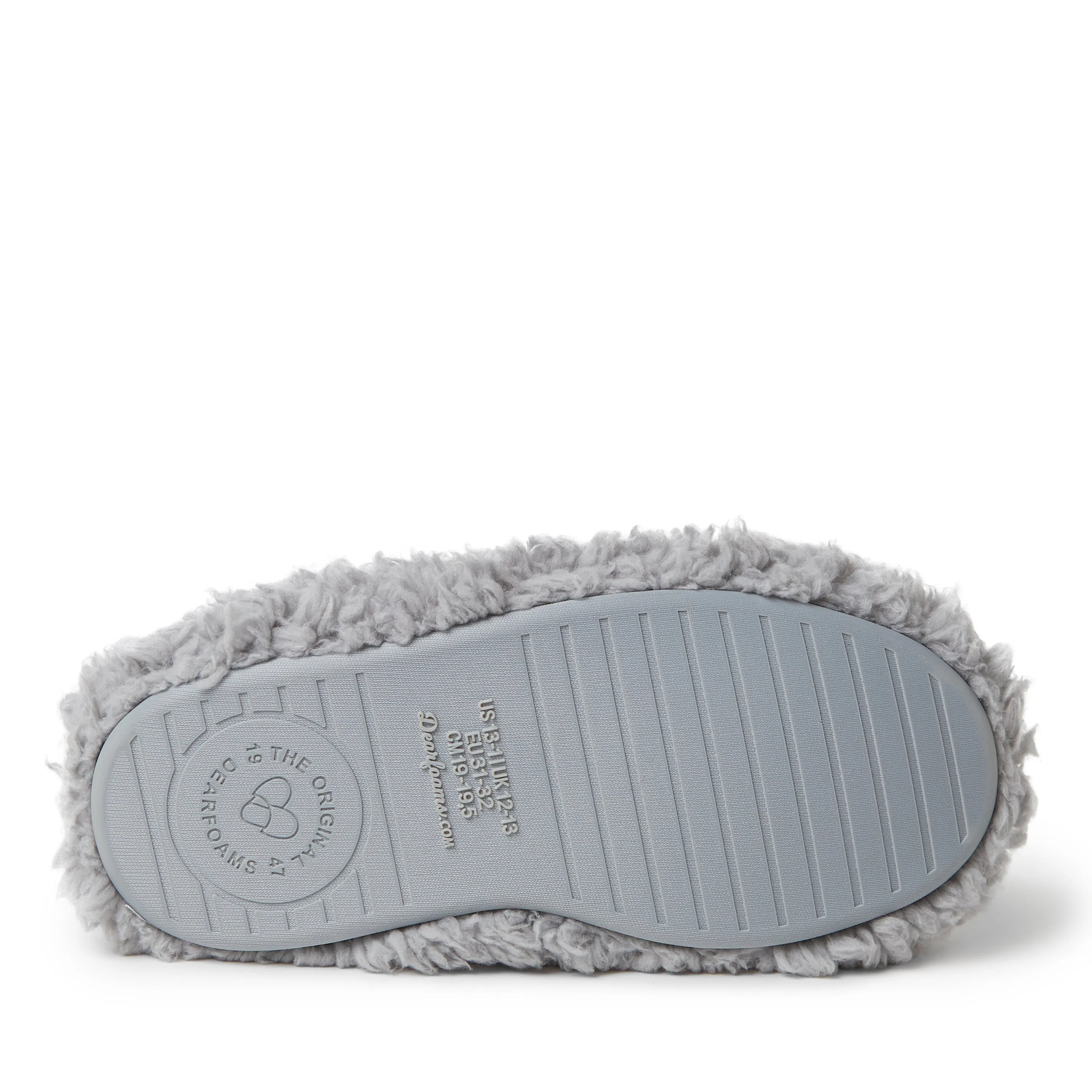 Dearfoams Kid's Skye Pile Closed Back Slipper