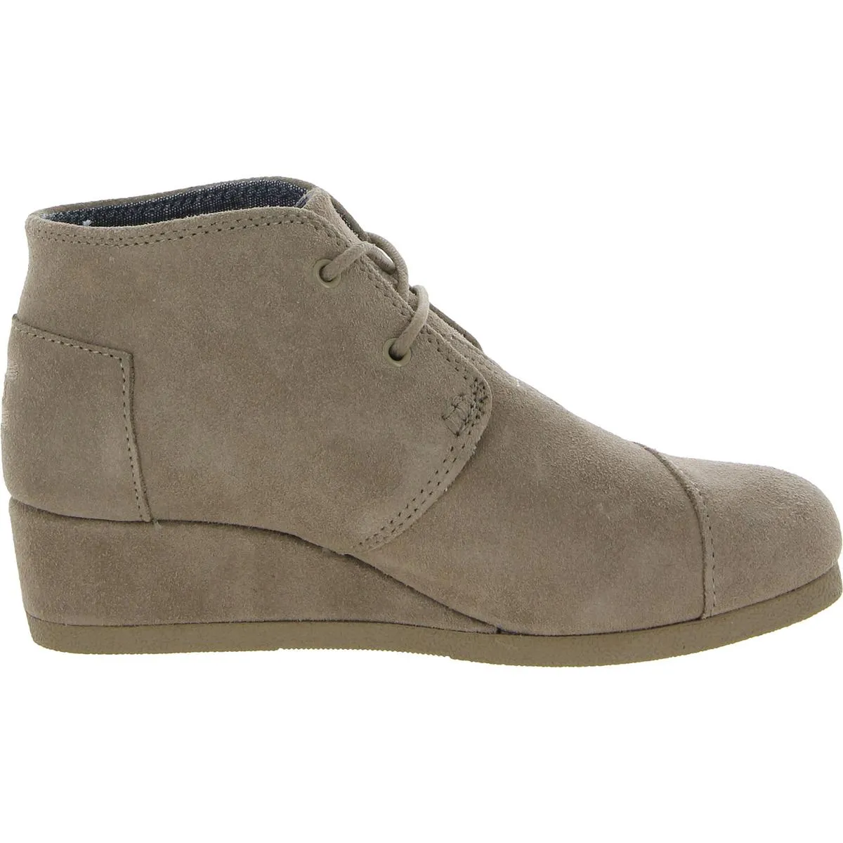 DESERT WEDGE Girls Suede Wedge Boots