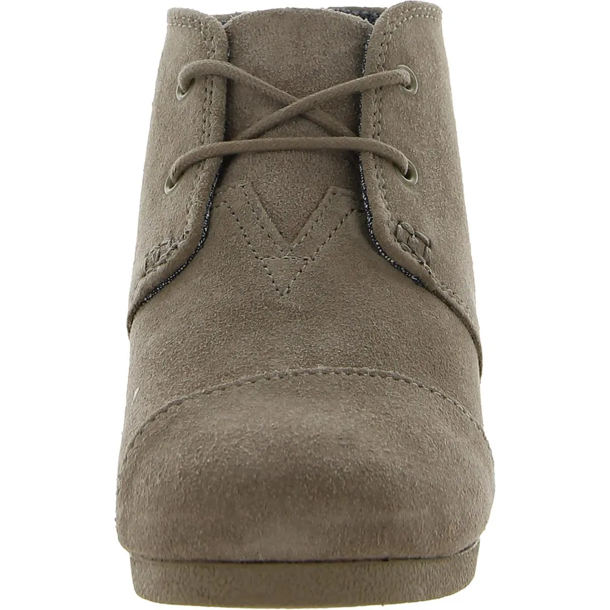 DESERT WEDGE Girls Suede Wedge Boots