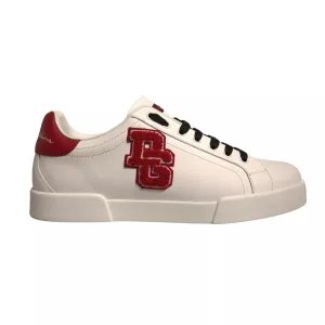 Dolce & Gabbana Leather DG Logo Low Top Sneaker Men's Shoes (Pre-Owned)