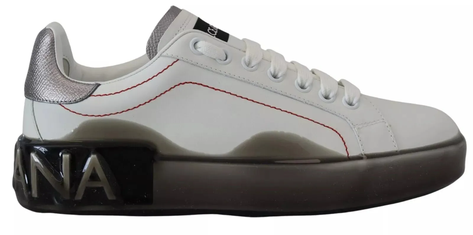 Dolce & Gabbana Leather Portofino Sneakers Women's Shoes (Pre-Owned)