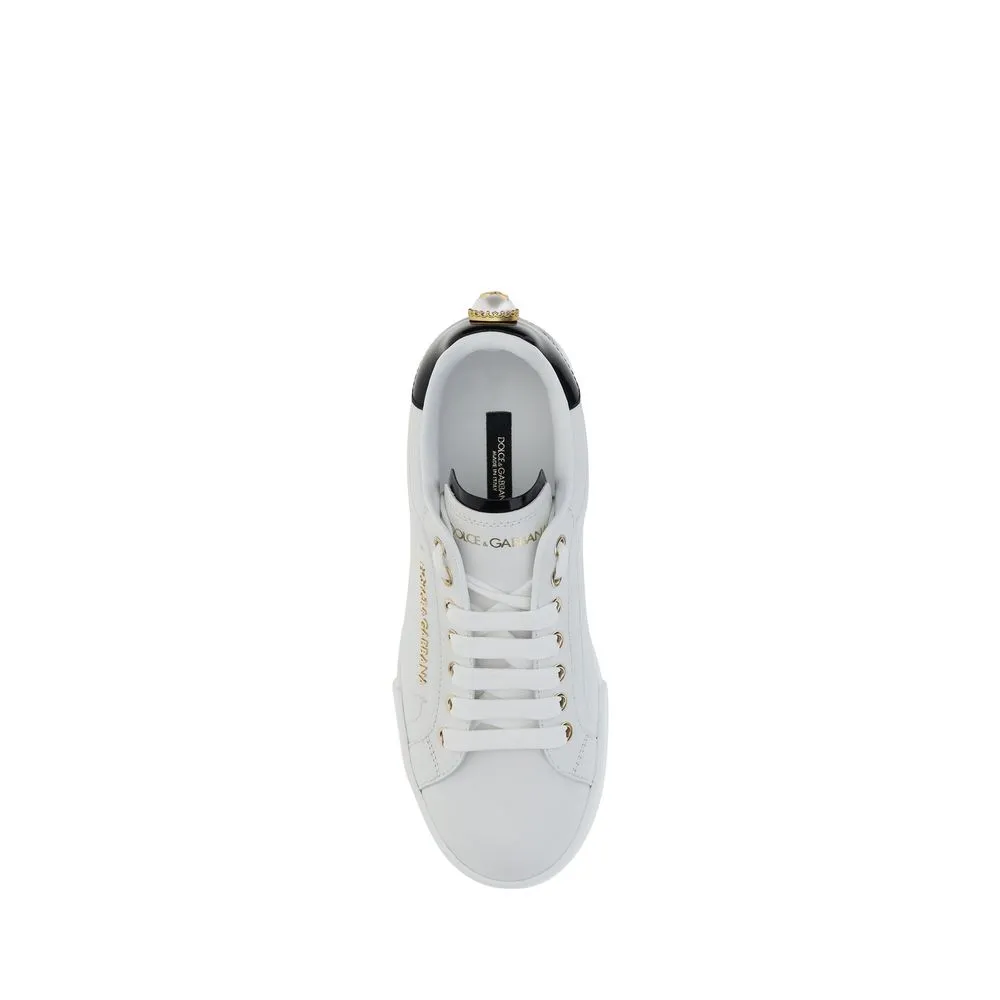 Dolce & Gabbana Leather Women's Sneakers