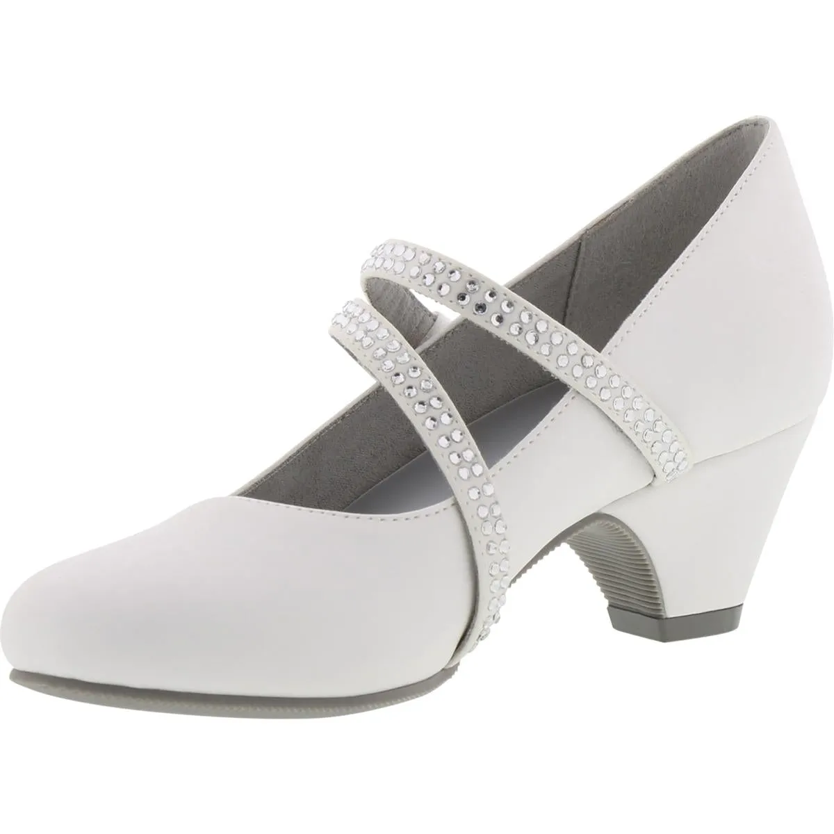 Dorothy Sophia Girls Glitter Rhinestone Dress Heels