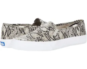 Double Decker Snake Sneaker In Cream/black