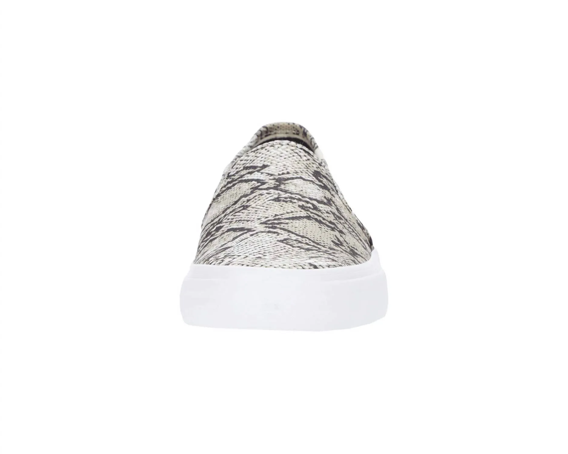 Double Decker Snake Sneaker In Cream/black