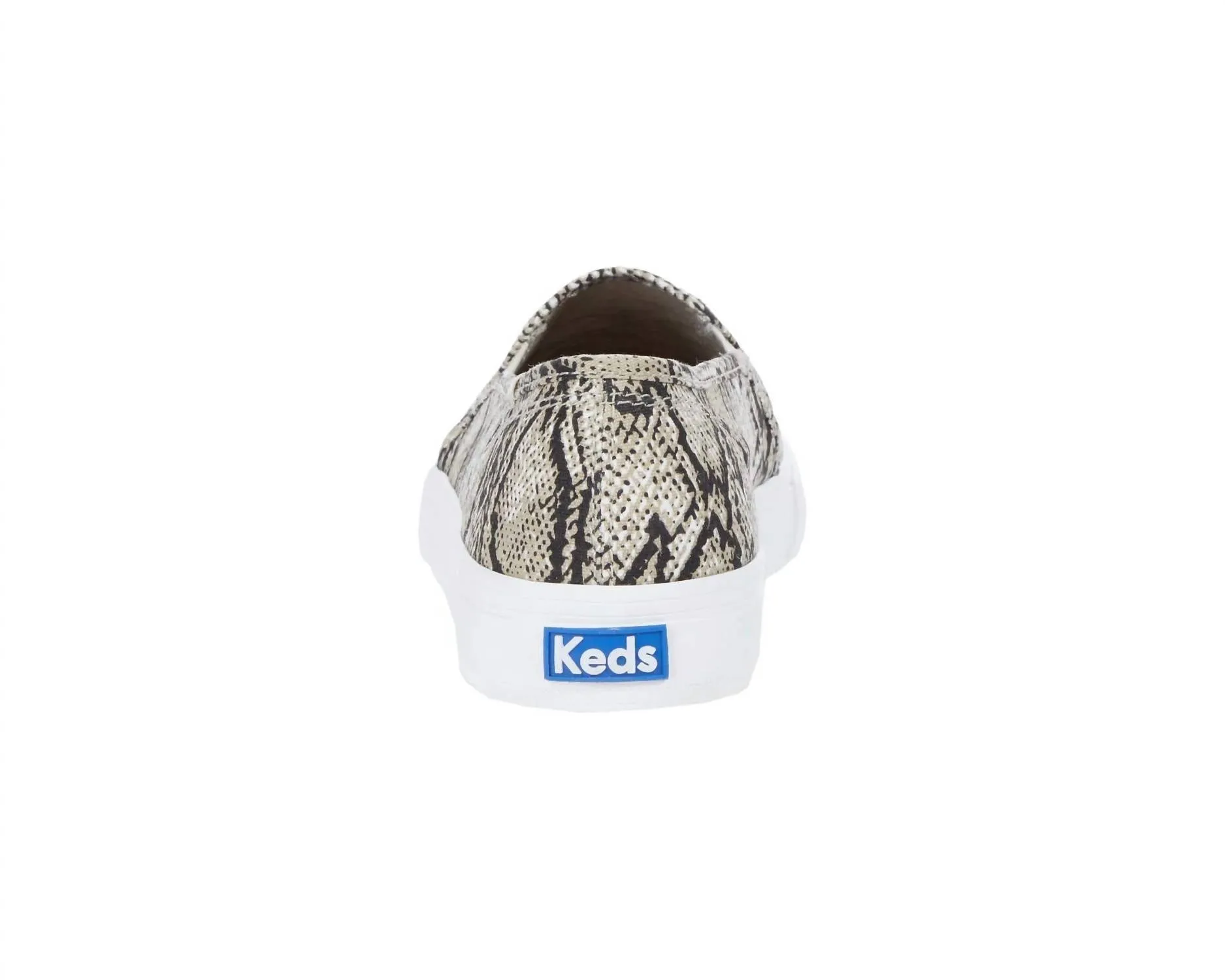Double Decker Snake Sneaker In Cream/black