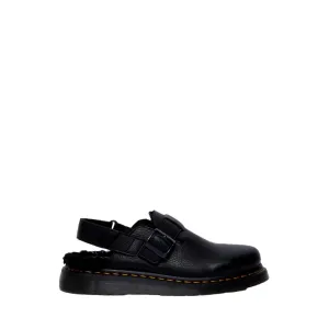 Dr. Martens Jorge II Faux Fur Lined Leather Slingback Mules Black  31885001 Men's