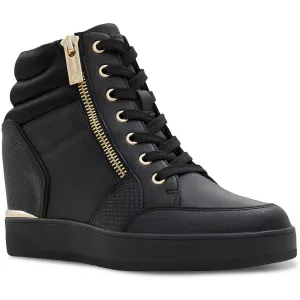 ERELICLYA Hight Top Wedge Sneaker Womens Lace-Up Man Made Casual And Fashion Sneakers