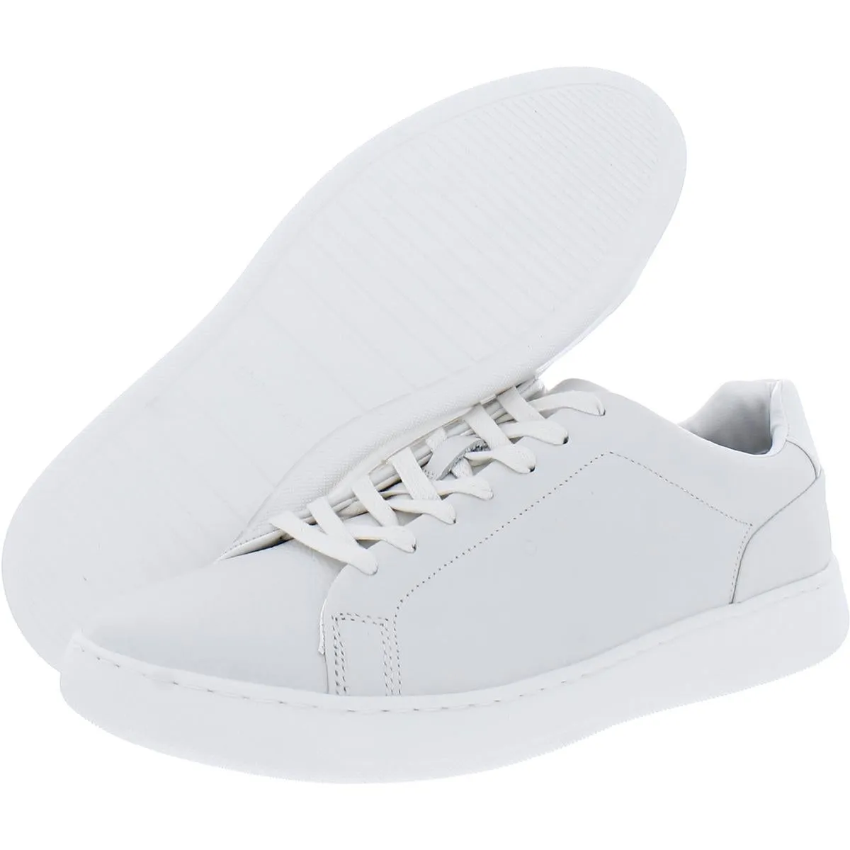 Falconi Mens Leather Lifestyle Casual and Fashion Sneakers