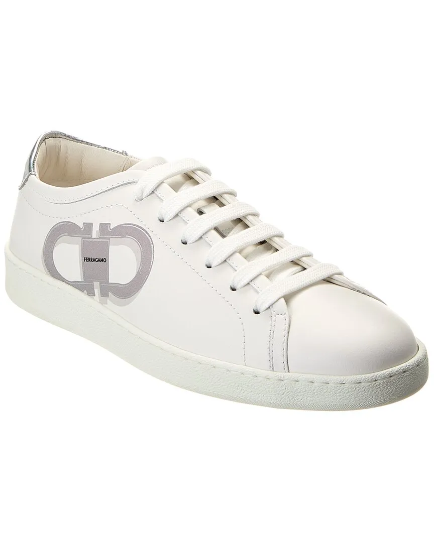 Ferragamo Brandy Leather Sneaker