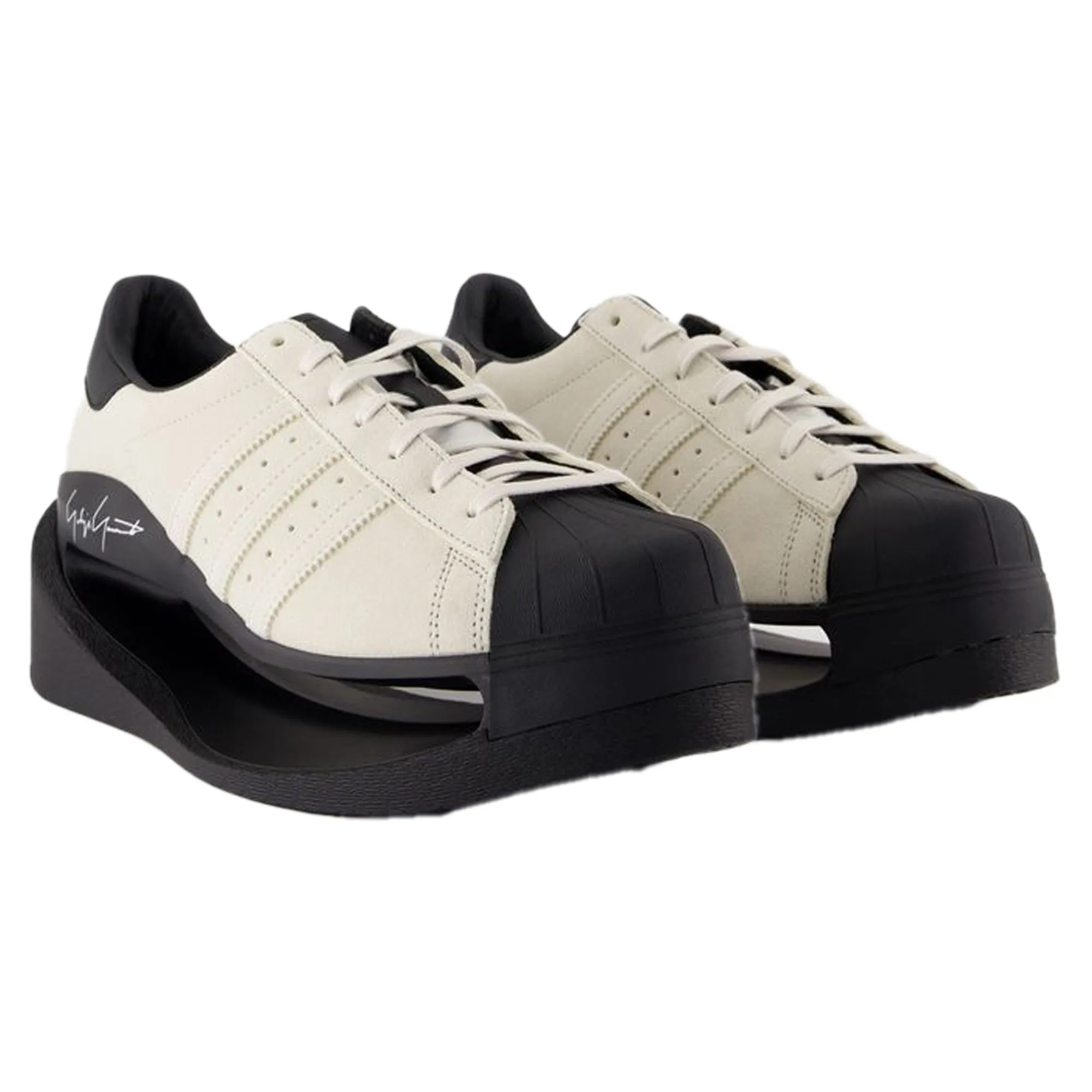 Gendo Superstar Sneakers - Y-3 - Leather - White