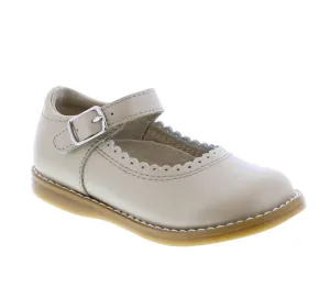 Girl's Allie Mary Jane Shoe In Soft Gold