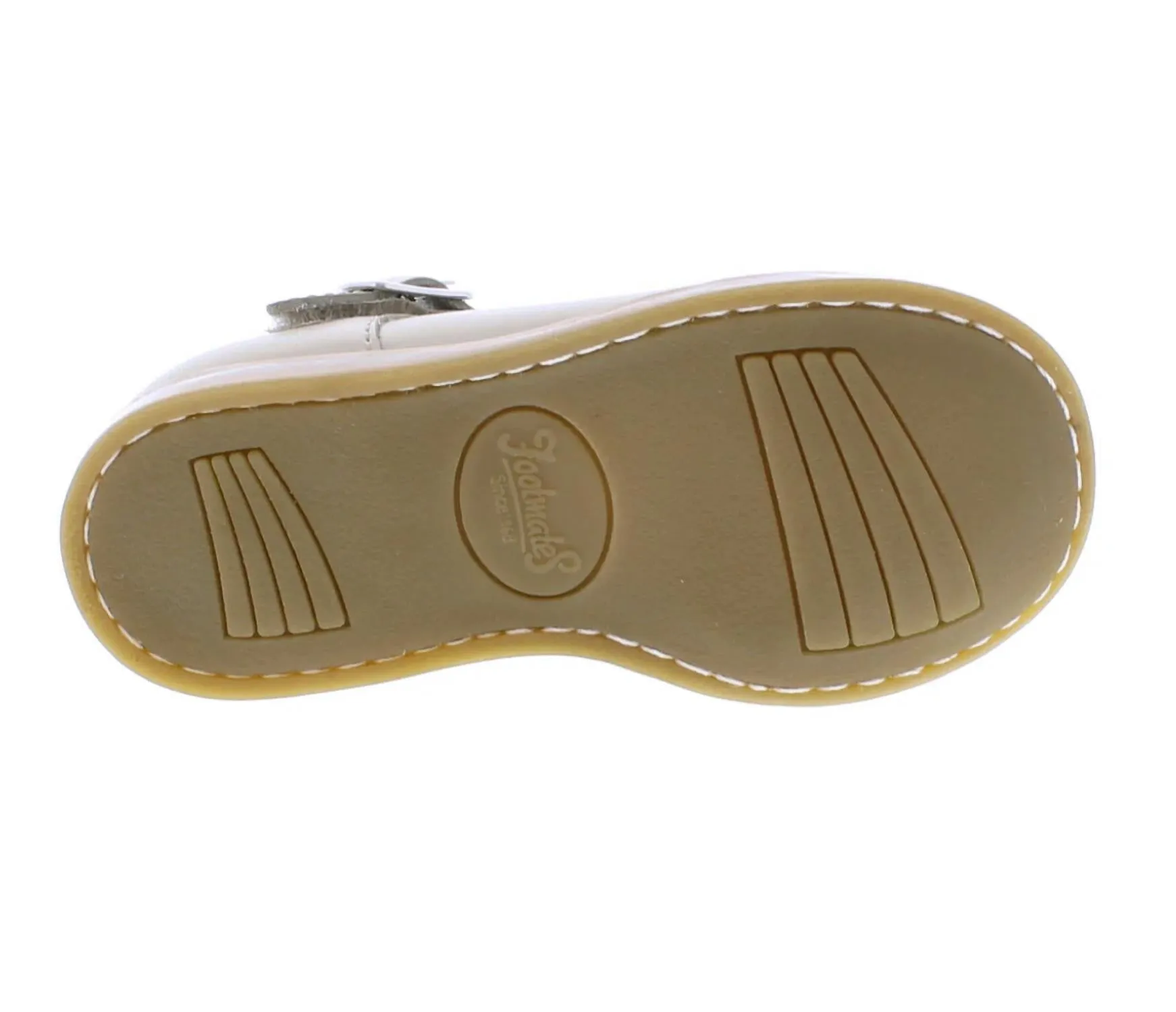 Girl's Allie Mary Jane Shoe In Soft Gold