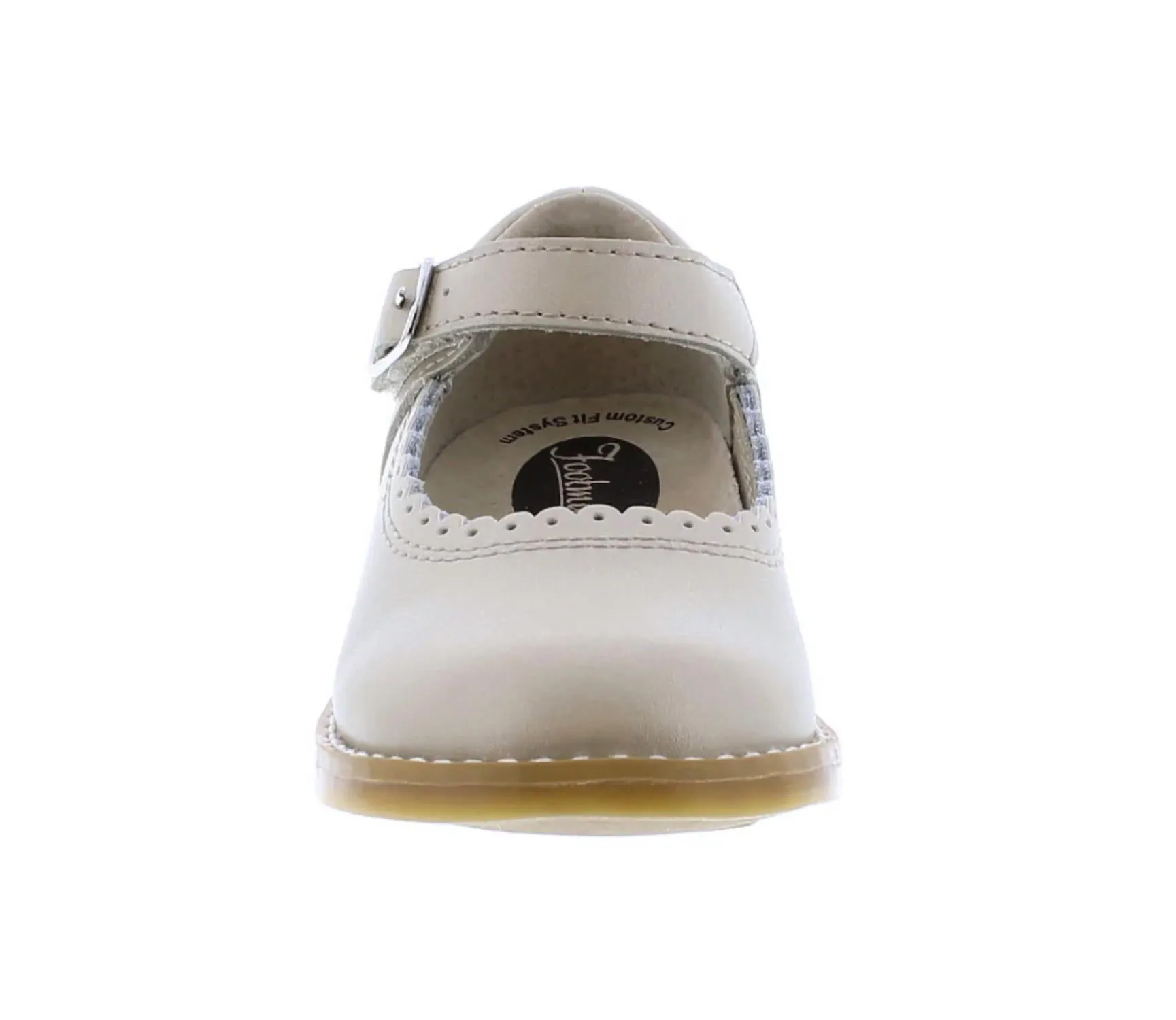 Girl's Allie Mary Jane Shoe In Soft Gold