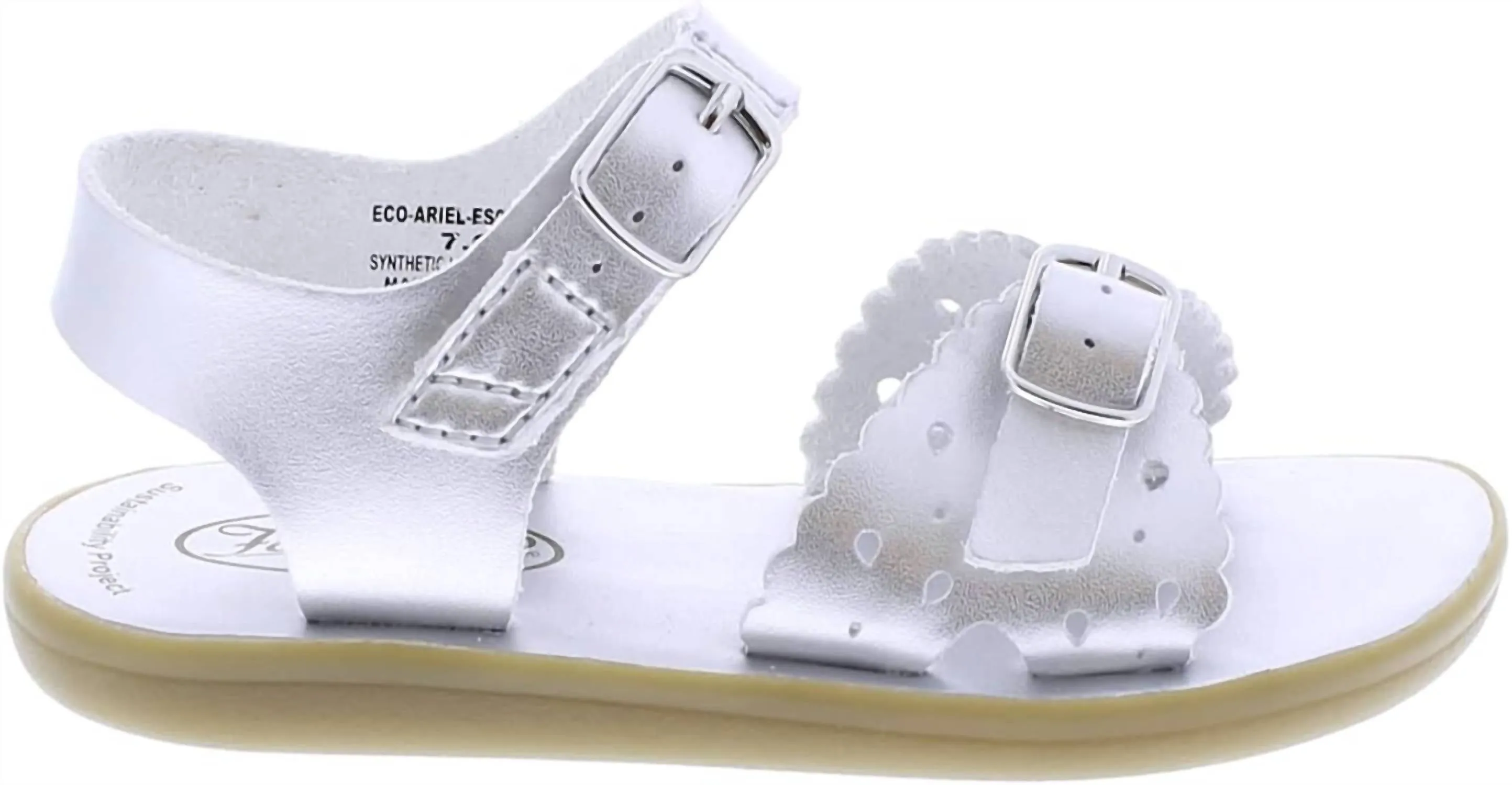 Girl's Ariel Sandals In Silver
