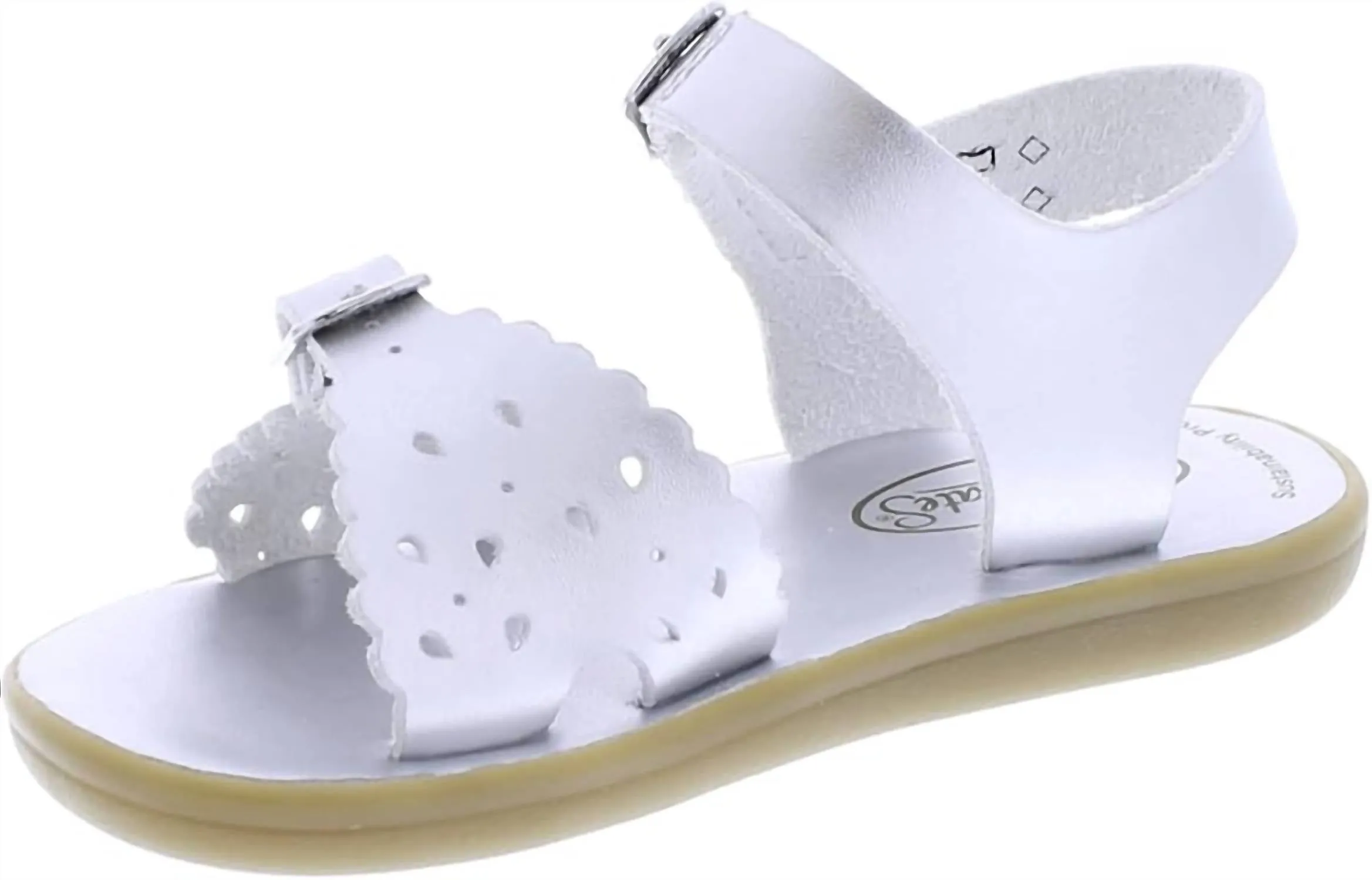 Girl's Ariel Sandals In Silver