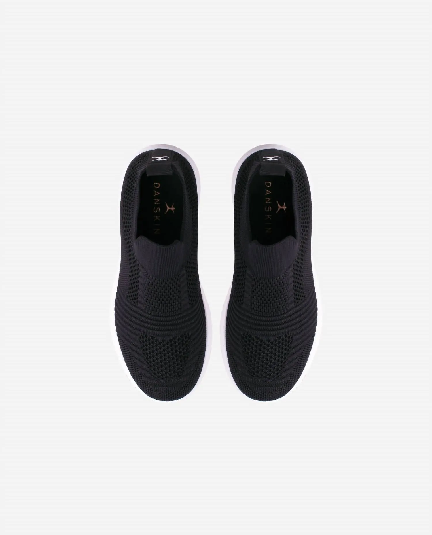 Girls Cheerful Slip On Sneaker In Black