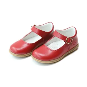 Girls' Chloe Scalloped Mary Jane Shoes In Red