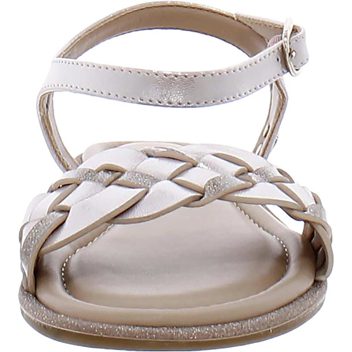 Girls Flats Open Toe Ankle Strap