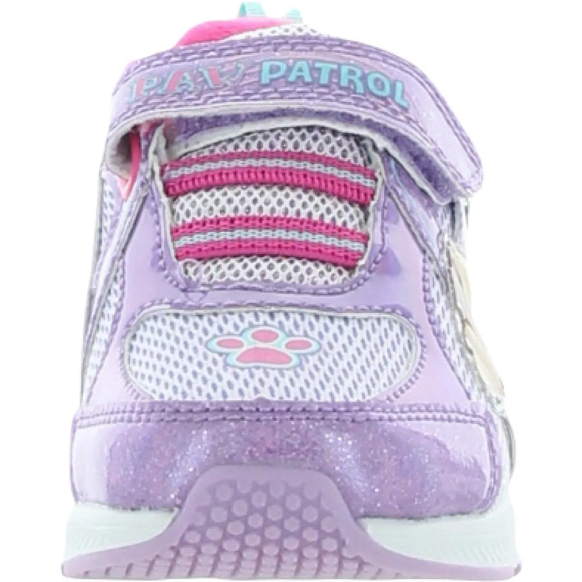 Girls Glitter Mesh Light-Up Shoes