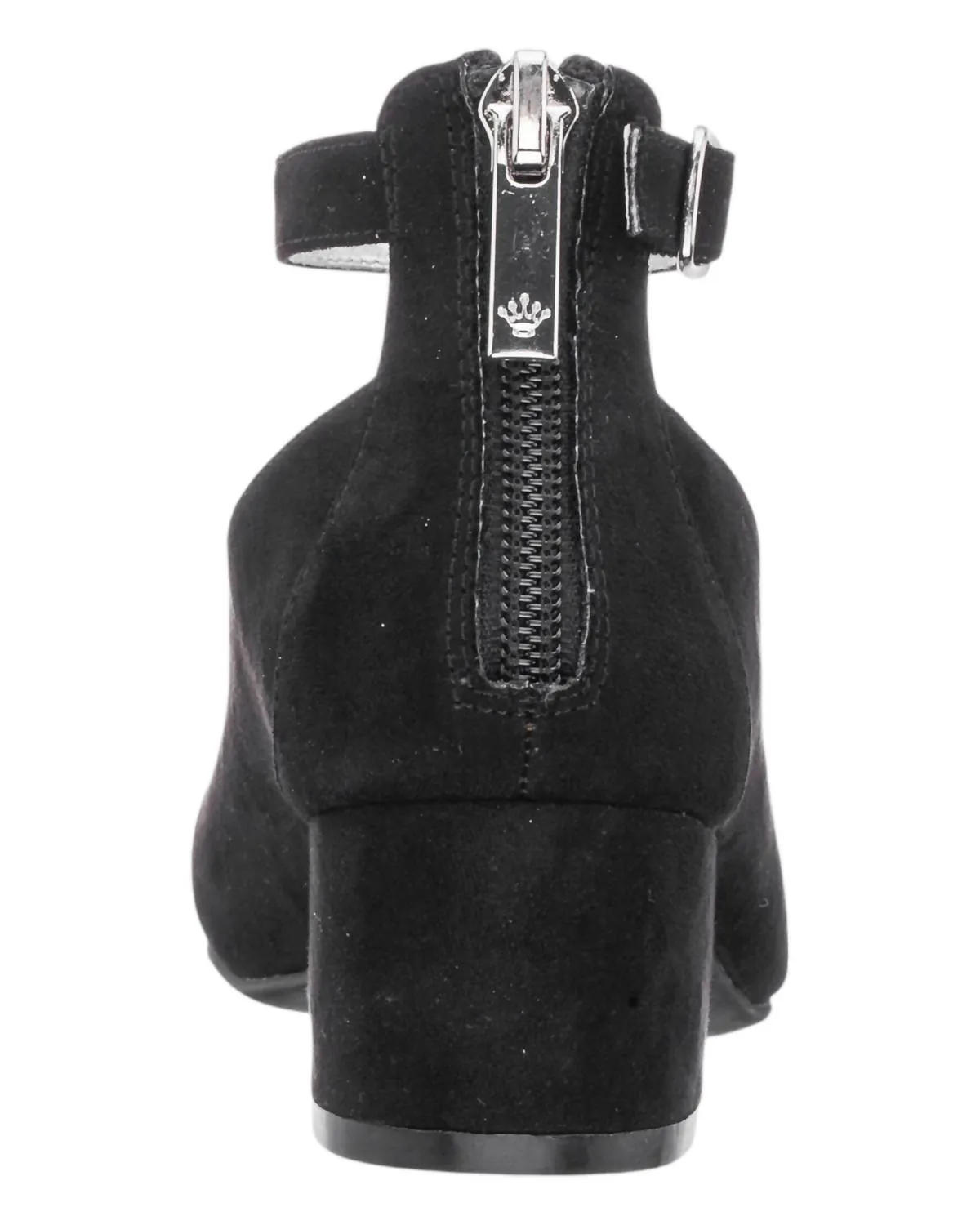 Girl's Lennie Pumps In Black Microsuede