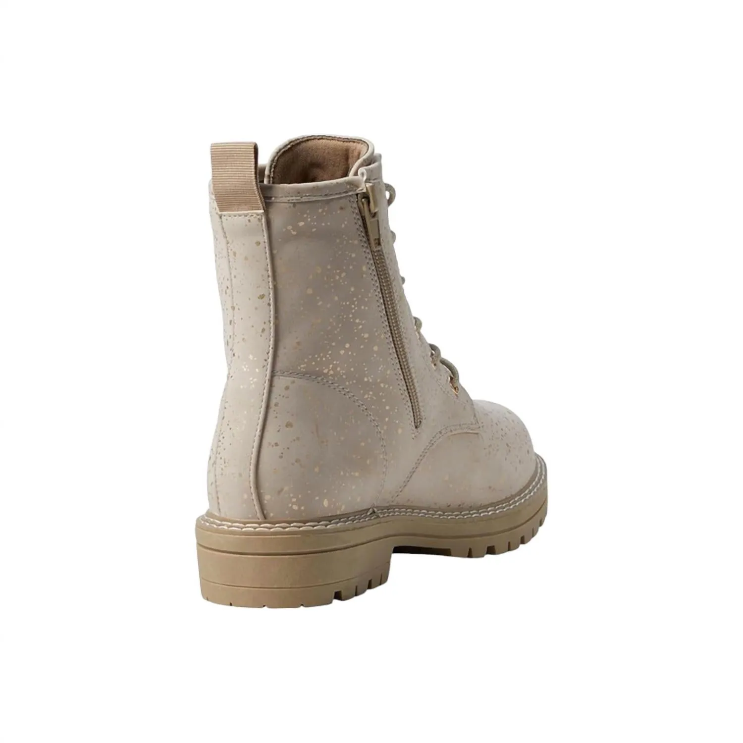 Girl's Lil Cammy Ankle Boot In Ivory Splatter