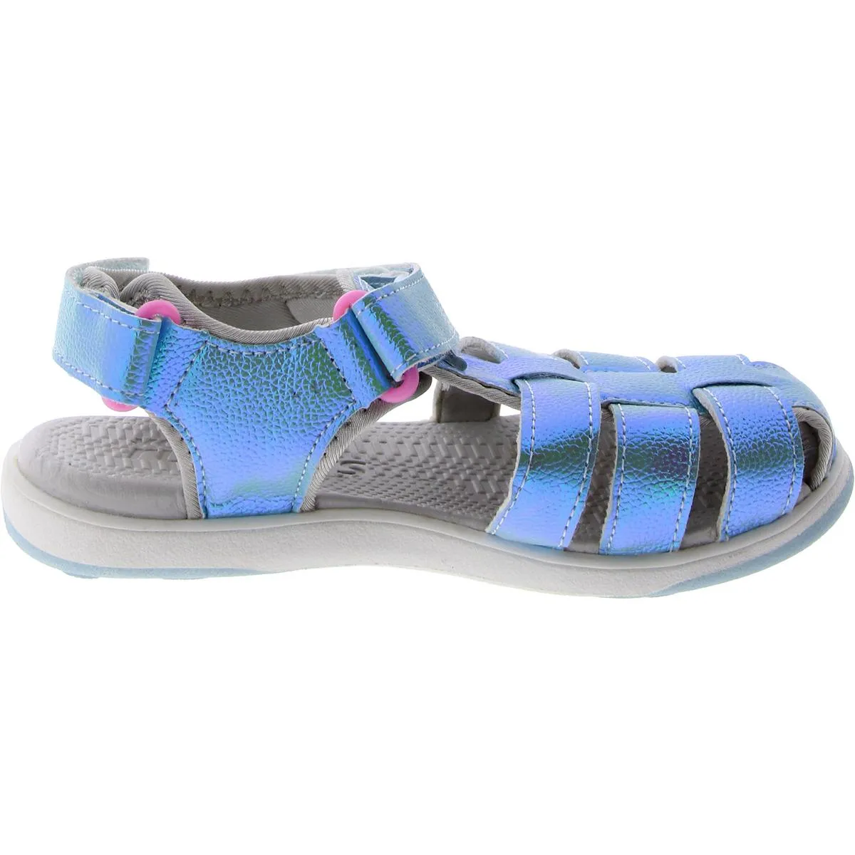 Girls Little Kid Iridescent Sport Sandals