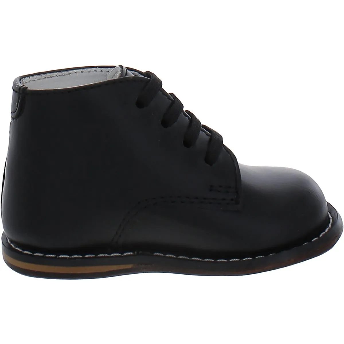 Girls Solid Leather Walking Shoes