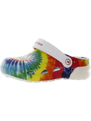 Girls Tie-Dye Swivel Strap Light-Up Shoes