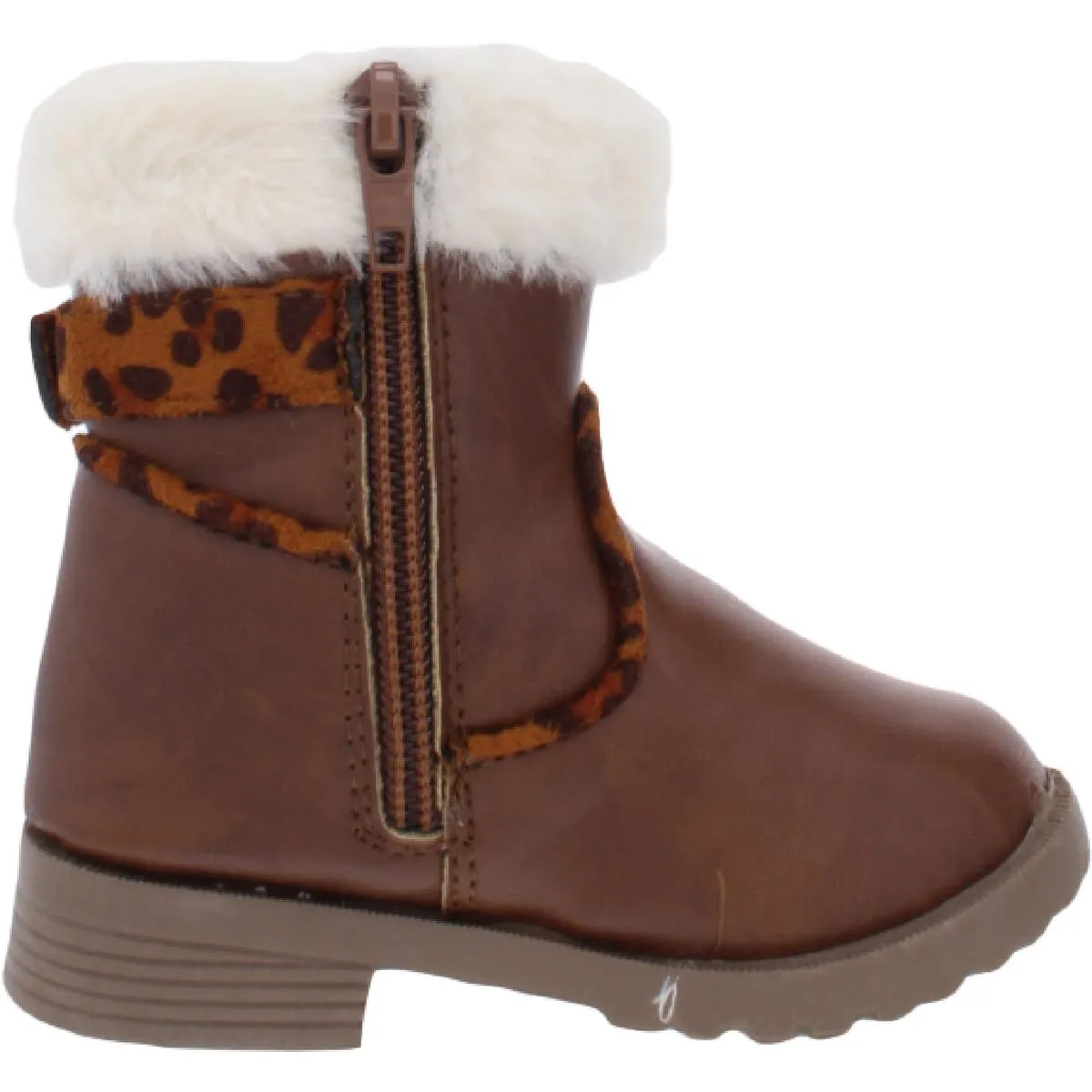 Girls Toddler Round Toe Mid-Calf Boots