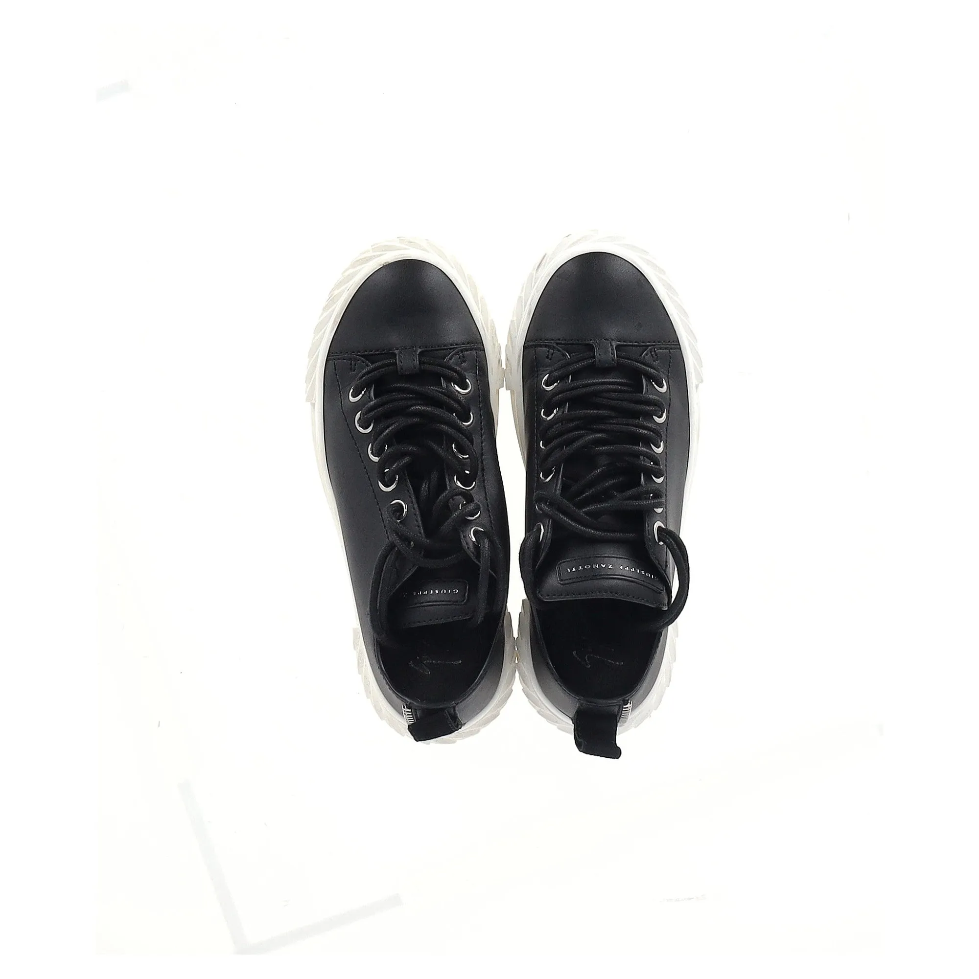 Giuseppe Zanotti Blabber Low-Top Sneakers in Black Leather