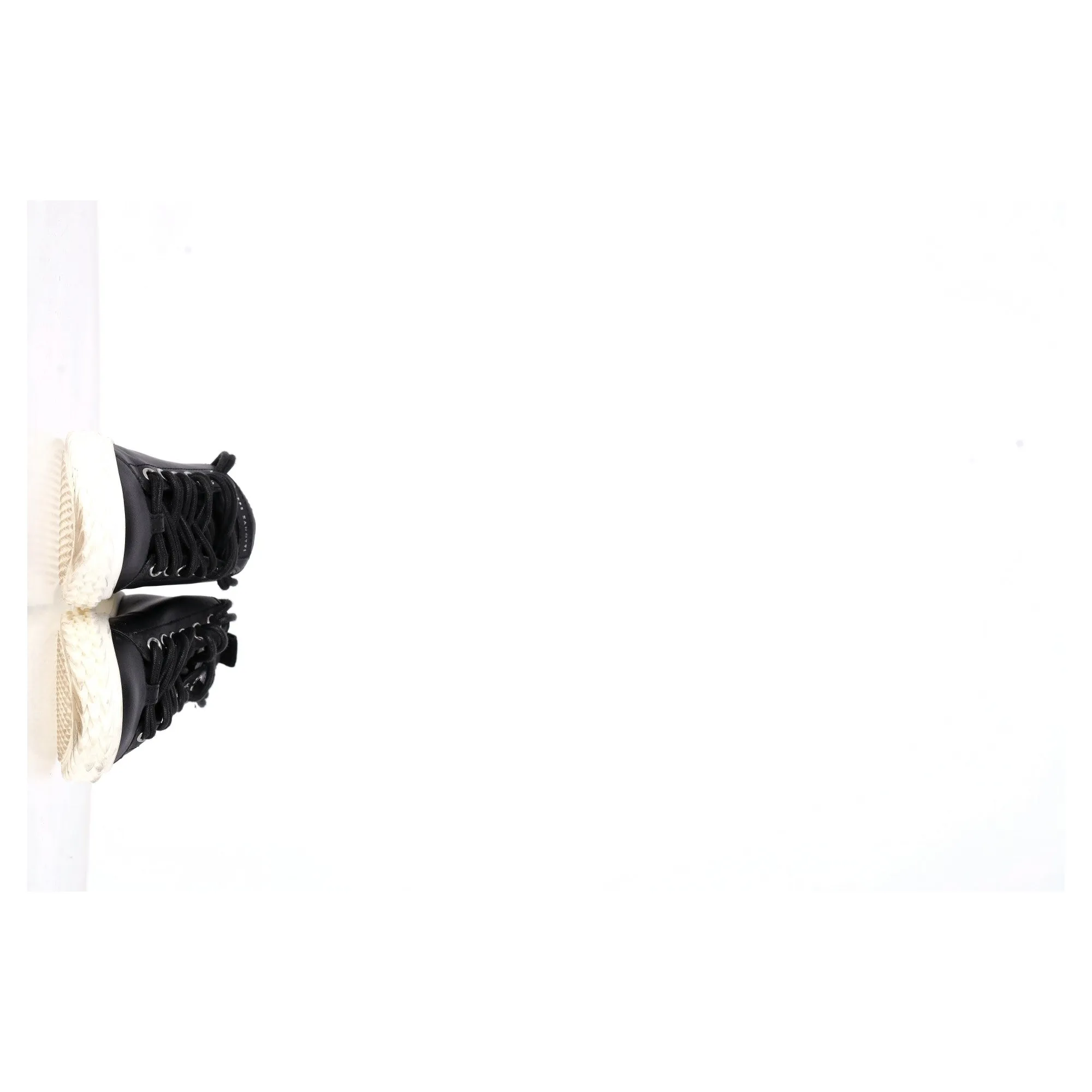 Giuseppe Zanotti Blabber Low-Top Sneakers in Black Leather