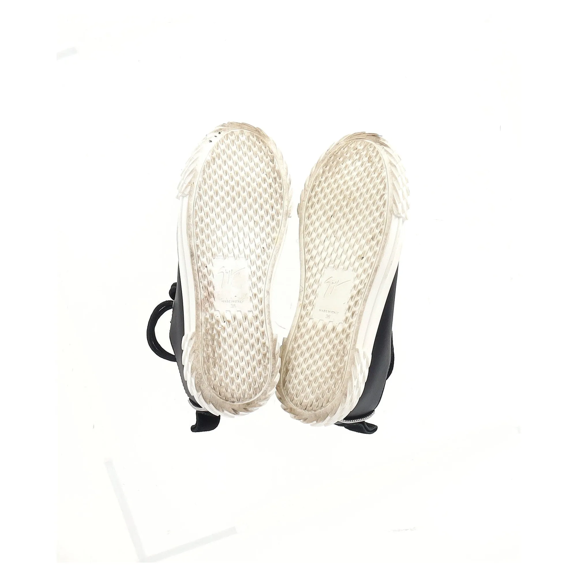 Giuseppe Zanotti Blabber Low-Top Sneakers in Black Leather
