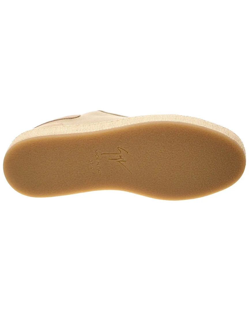 Giuseppe Zanotti GZ/City Canvas & Leather Sneaker