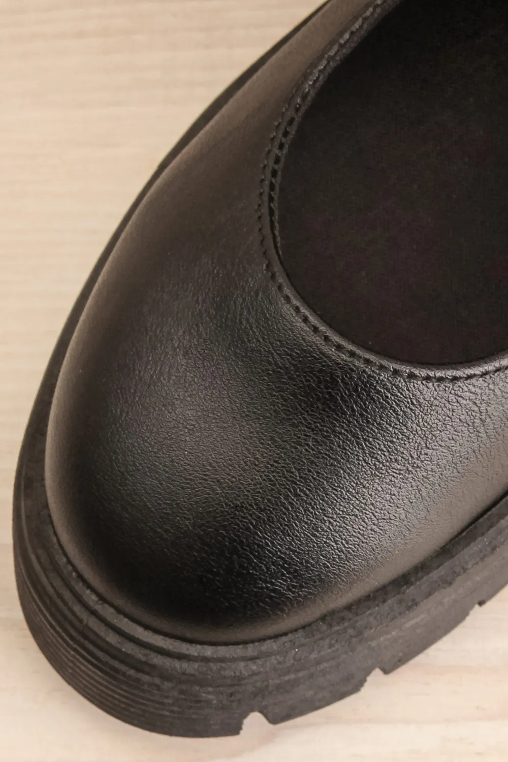 Gloucester | Black Platform Mary-Jane Shoes
