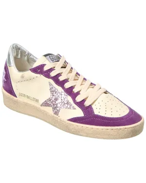 Golden Goose Ballstar Suede & Leather Sneaker