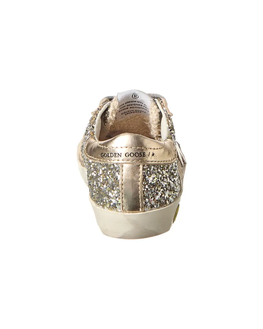 Golden Goose Superstar Glitter & Leather Sneaker