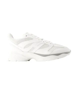 H Punzonato Sneakers - Hogan - Leather - White