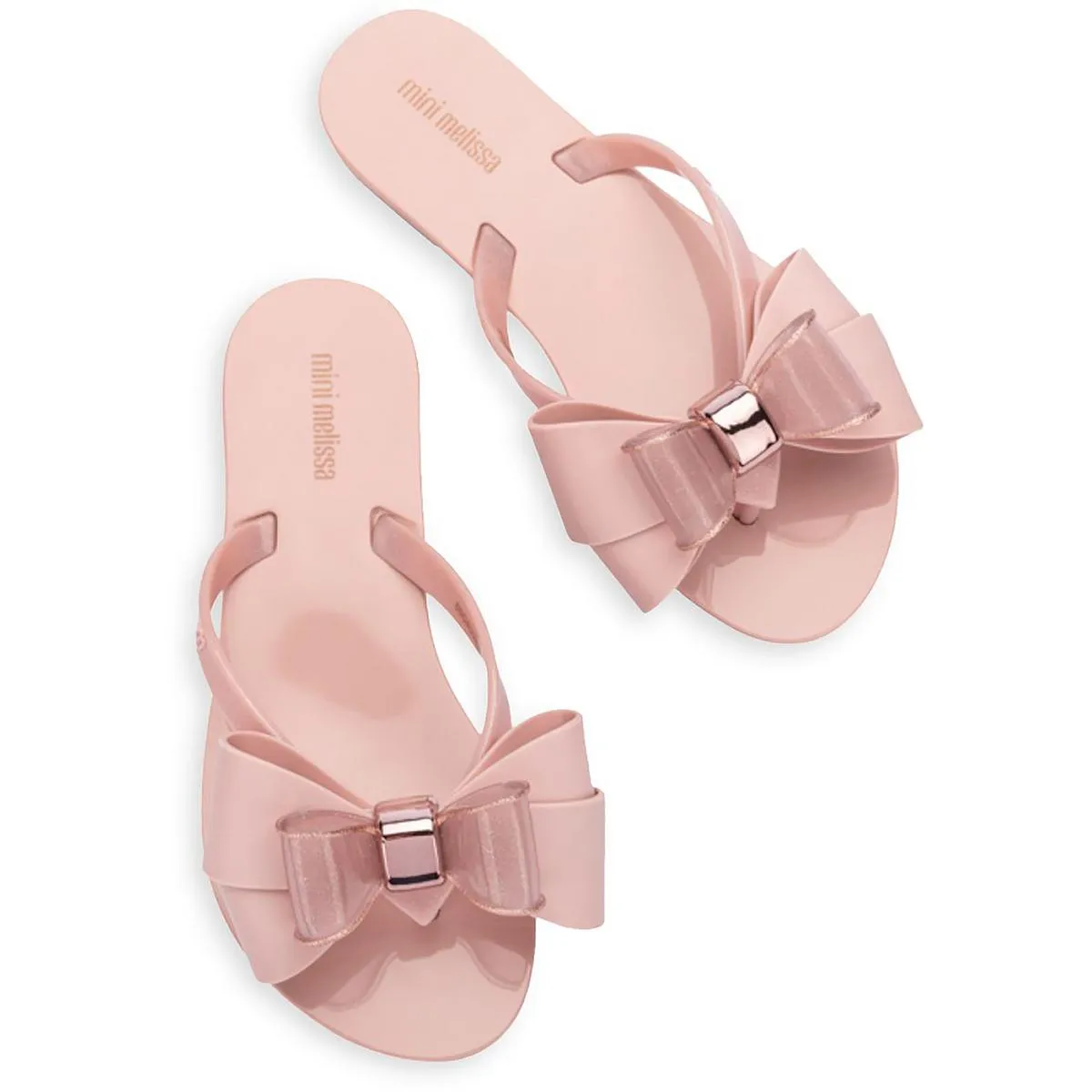 Harmoni Girls Bow Thong Slide Sandals